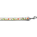 Mirage Pet Products 0.625 in. Wide 6 ft. Long Christmas Cupcakes Nylon Dog Leash 125-123 5806